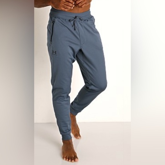 Under Armour UA Men’s Sportstyle Tricote Joggers Blue Size XXL - Picture 9 of 12